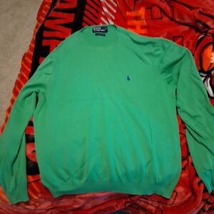 Polo by Ralph Lauren Men's Green Sweater